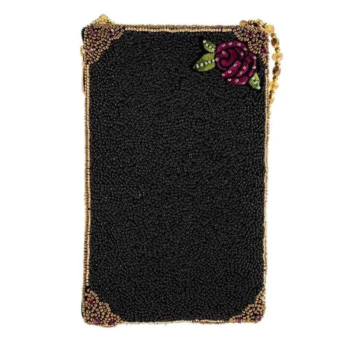 Mary Frances Queen of Everything Beaded Cross Body Phone Bag
