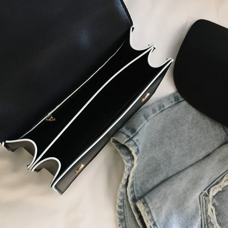 Miranda  Elegante Damenhandtasche mit Diamantschloss aus hochwertigem veganem Leder