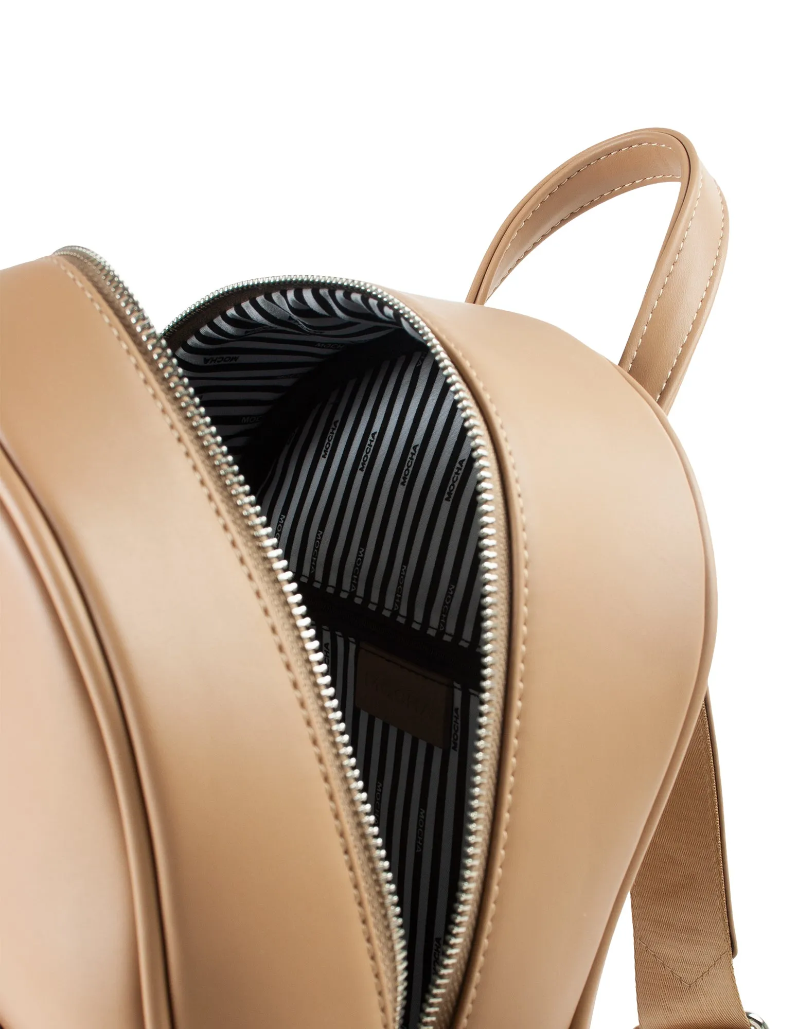 Mocha Tessa Backpack- Taupe