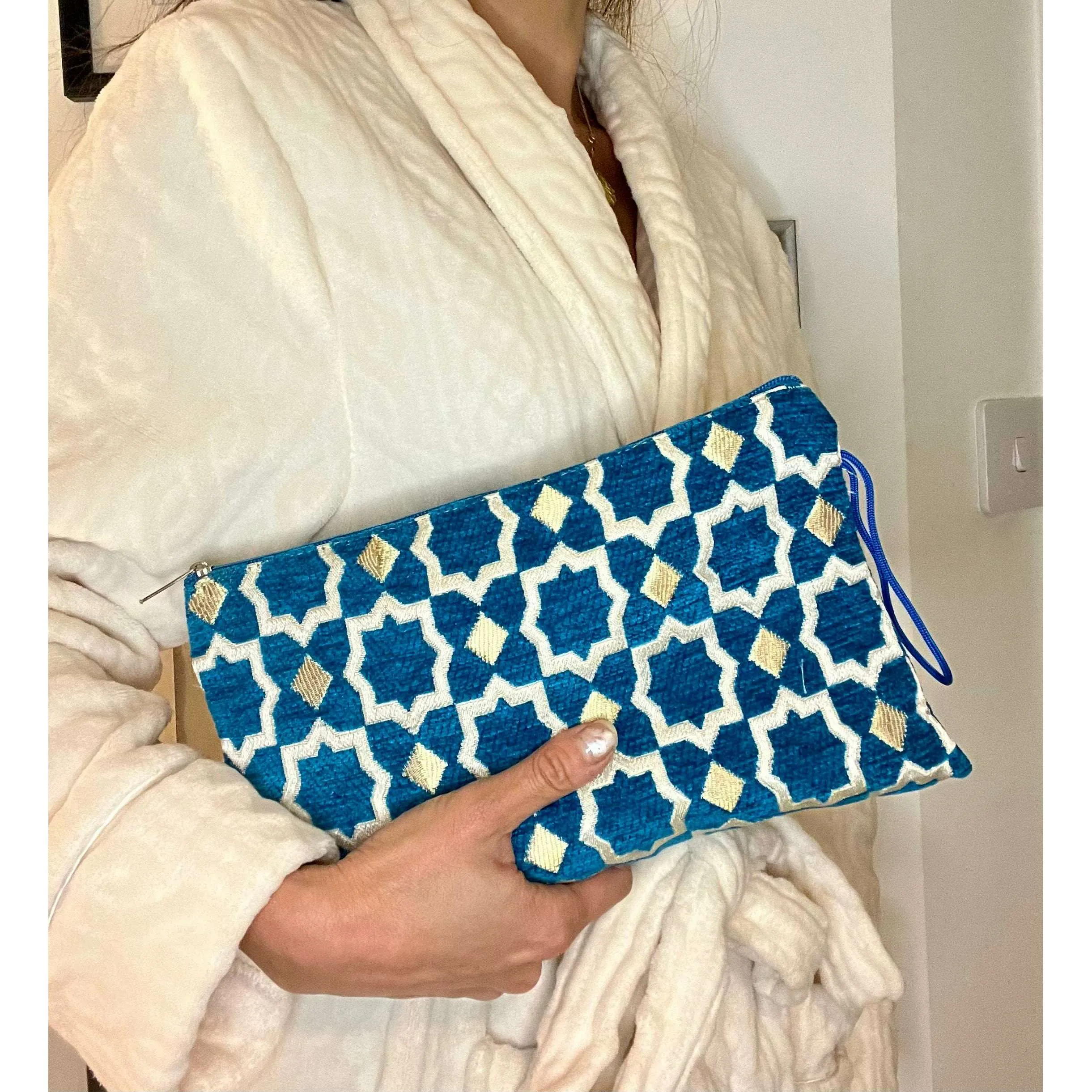 Moroccan Ziliji Make Up/Cosmetic /Travel Toiletry Bag