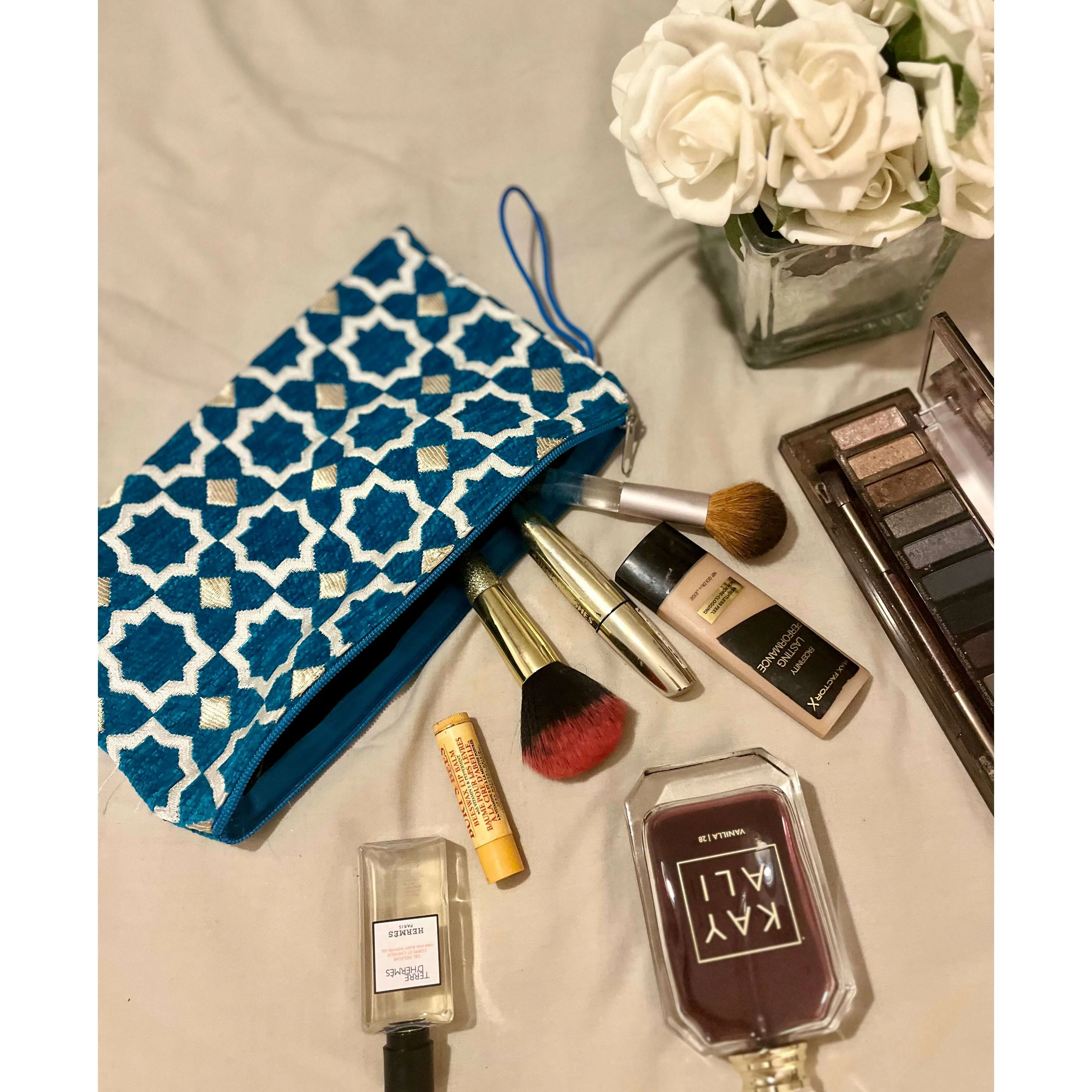 Moroccan Ziliji Make Up/Cosmetic /Travel Toiletry Bag