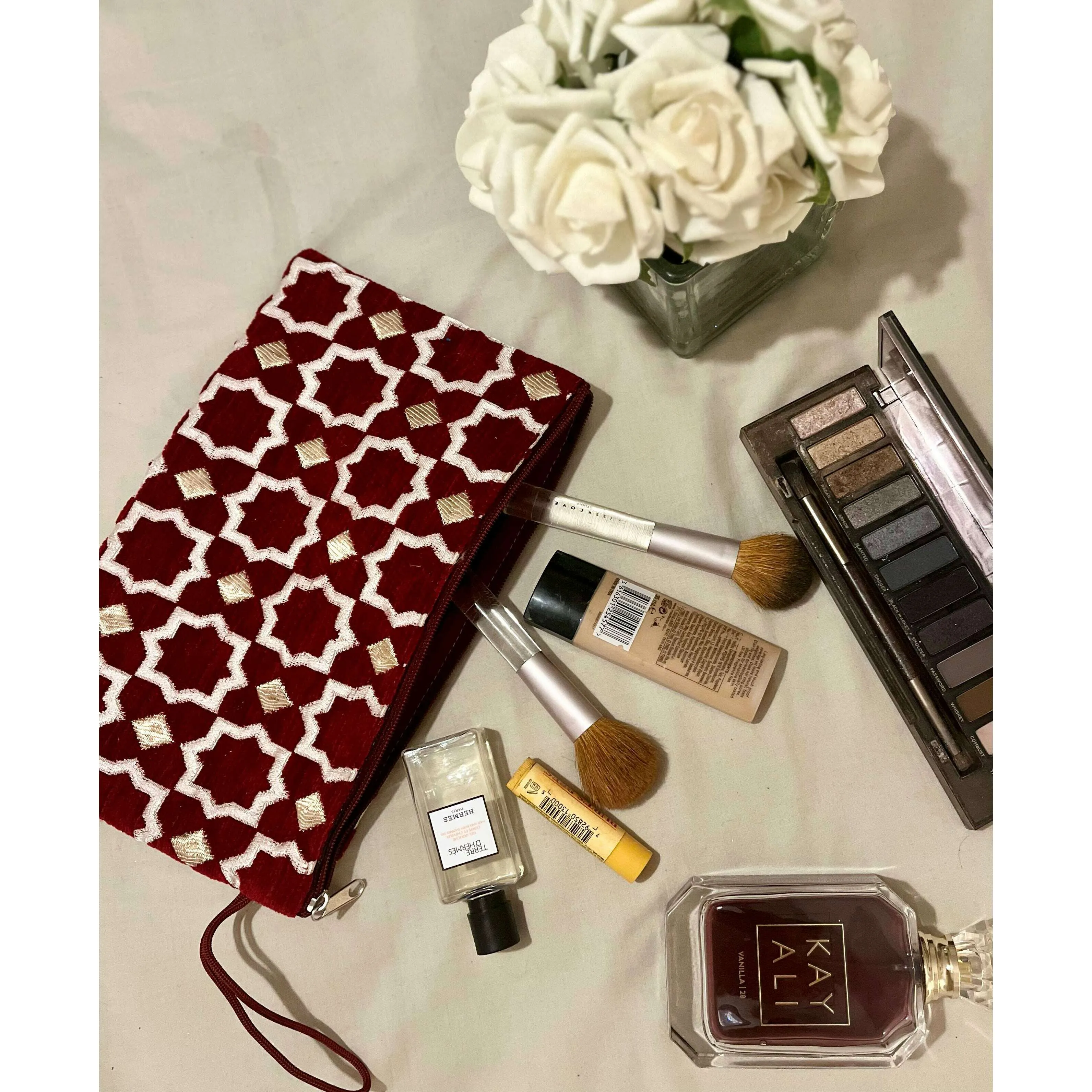 Moroccan Ziliji Make Up/Cosmetic /Travel Toiletry Bag