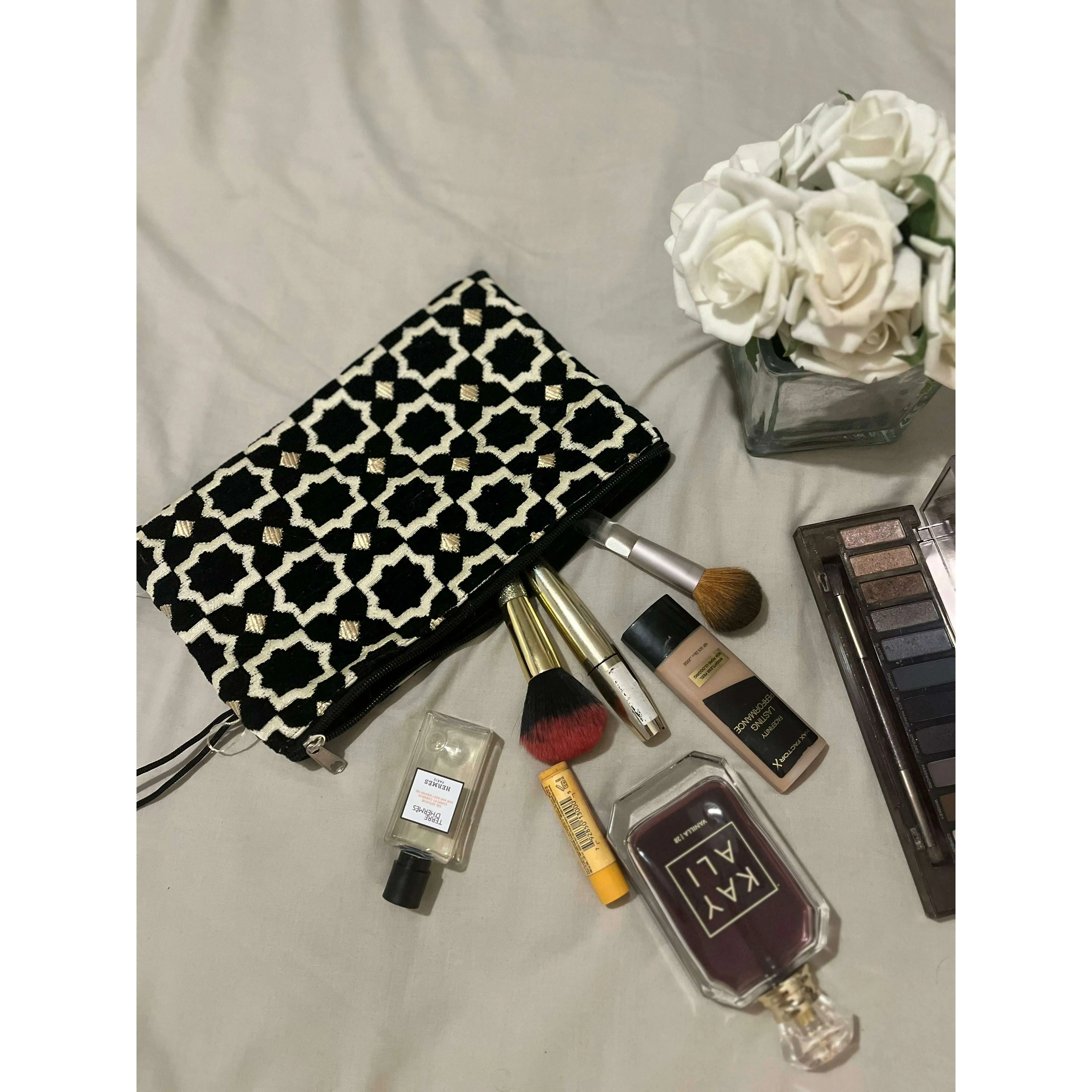 Moroccan Ziliji Make Up/Cosmetic /Travel Toiletry Bag