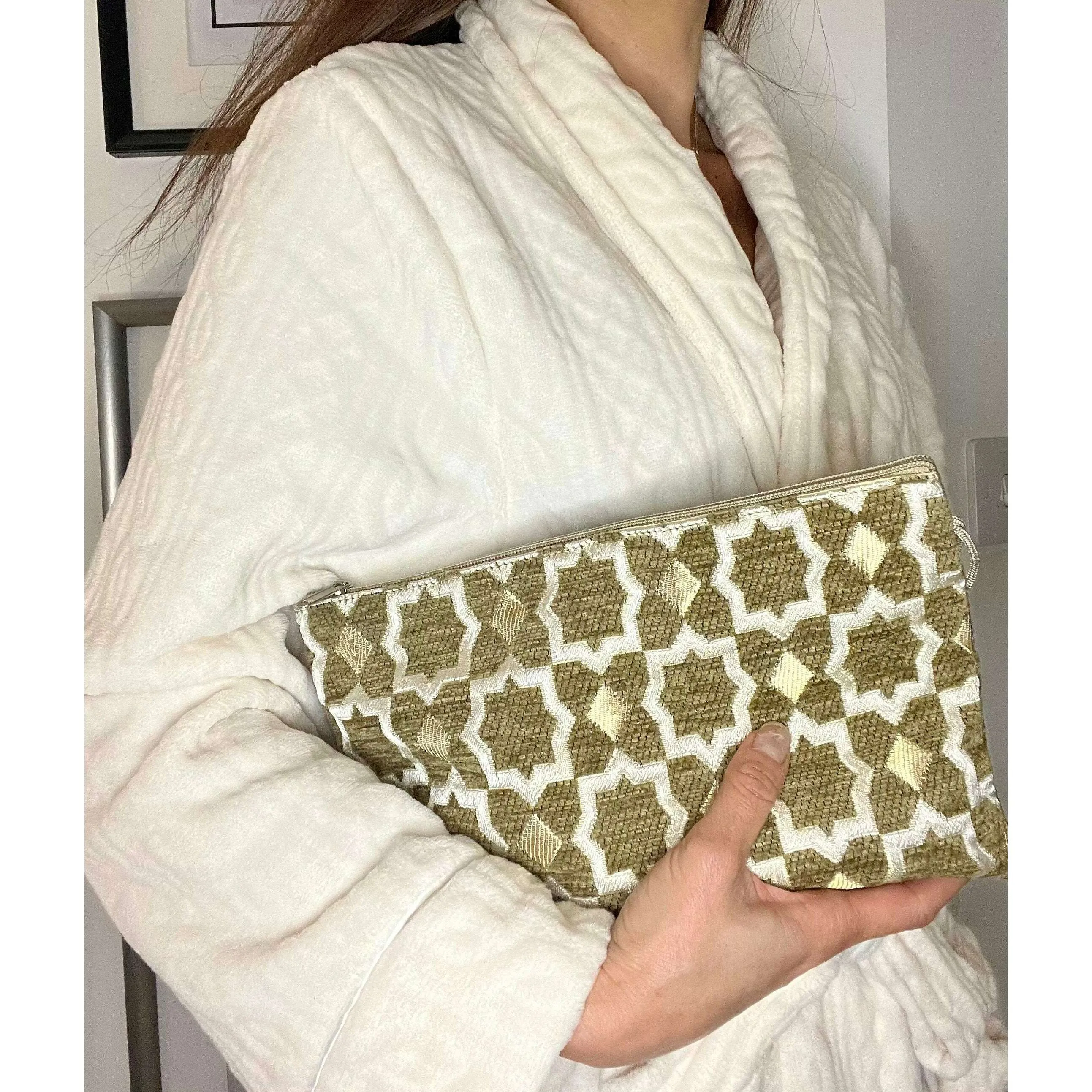 Moroccan Ziliji Make Up/Cosmetic /Travel Toiletry Bag
