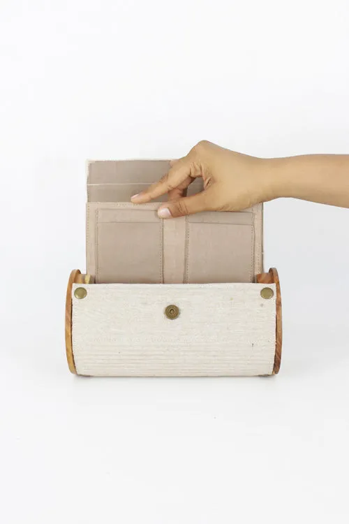 Oat Round Clutch - Single Sleeve