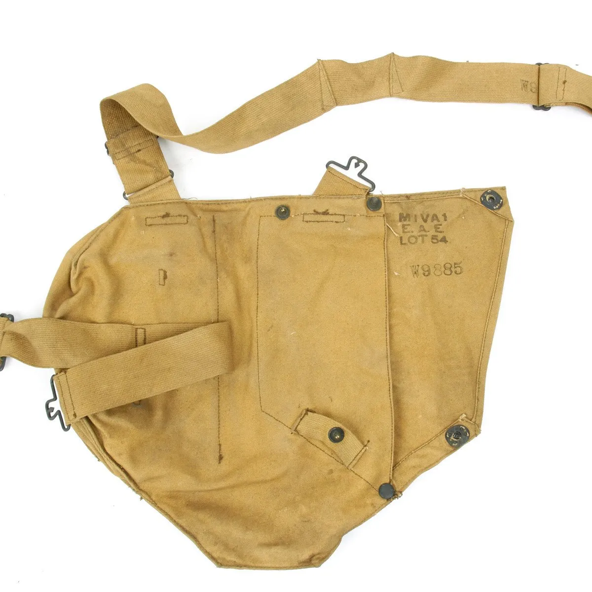 Original U.S. WWII M3 Diaphragm Gas Mask with M1VA1 Bag