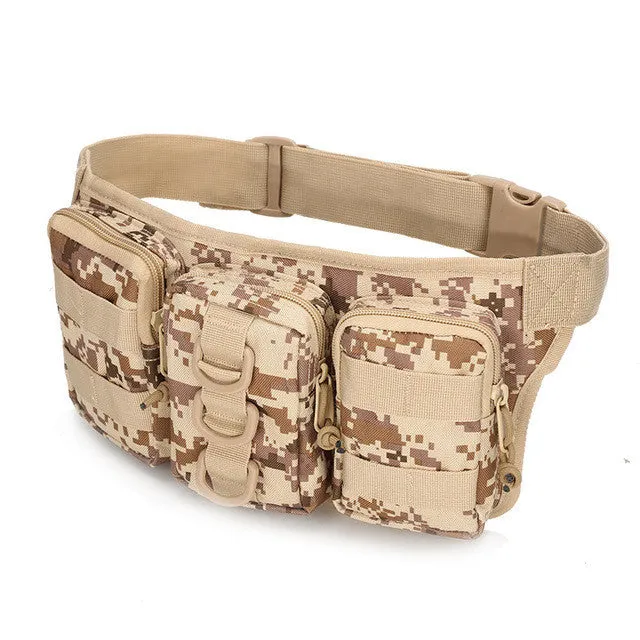 Outdoor - Camouflage - Military - Waist Bag