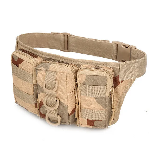 Outdoor - Camouflage - Military - Waist Bag