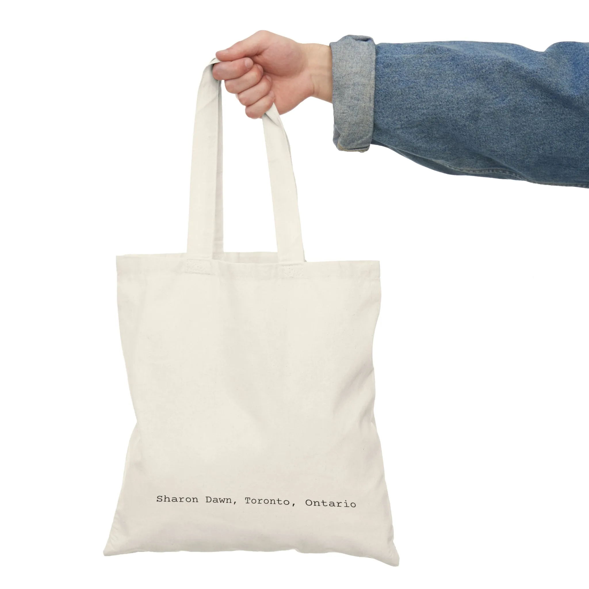 Palm Leaves - Natural Tote Bag ~ Sharon Dawn Collection