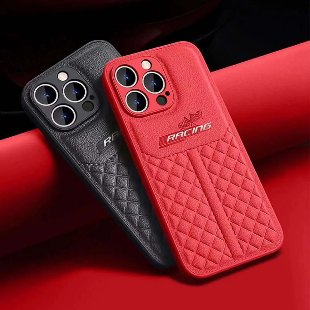 Pattern Leather iPhone Case