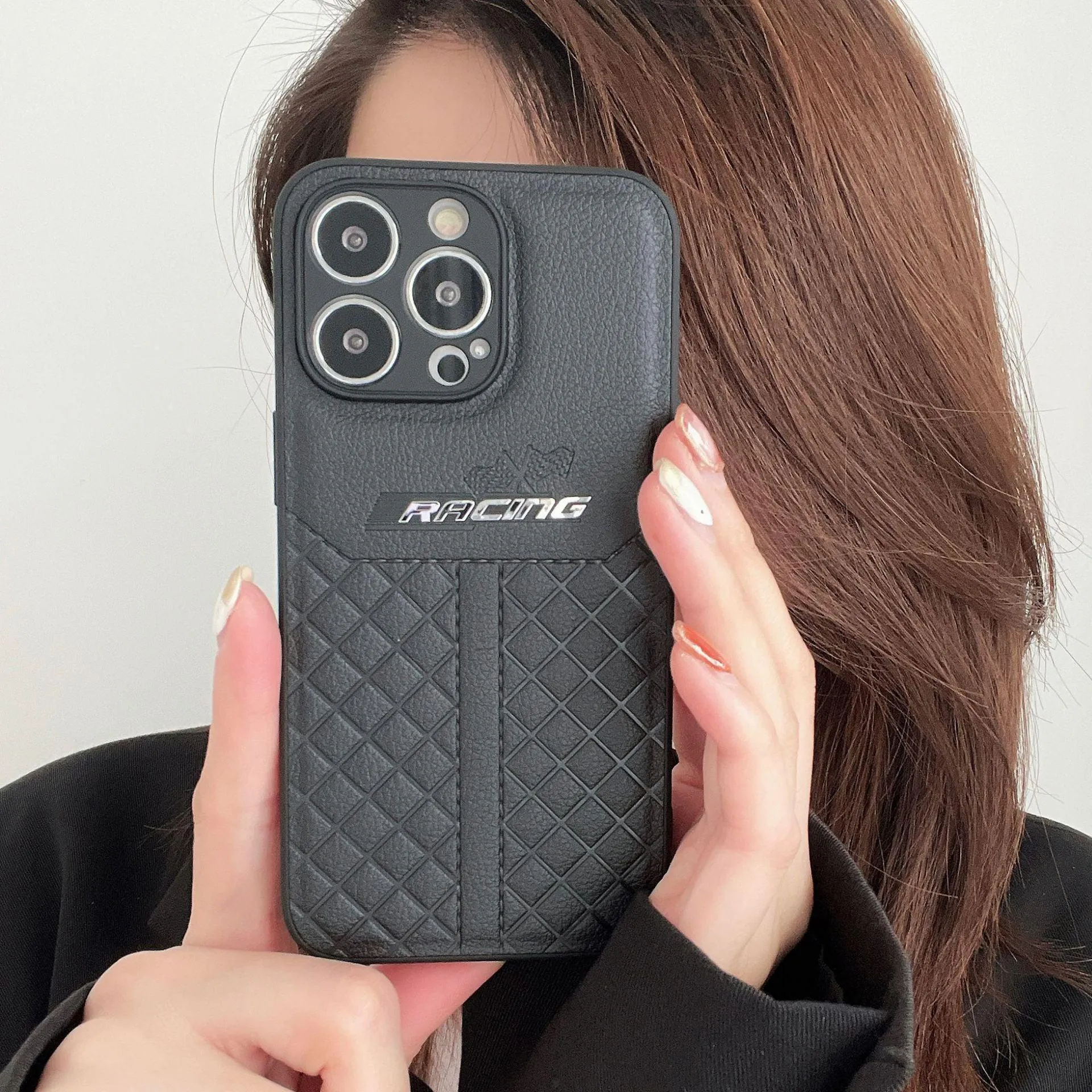 Pattern Leather iPhone Case