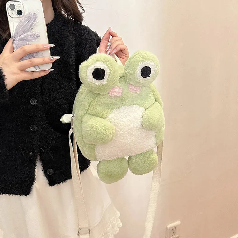 Plush Froggy Backpack