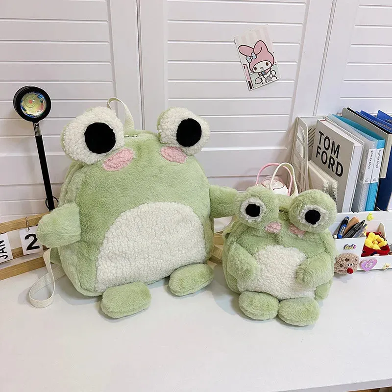 Plush Froggy Backpack