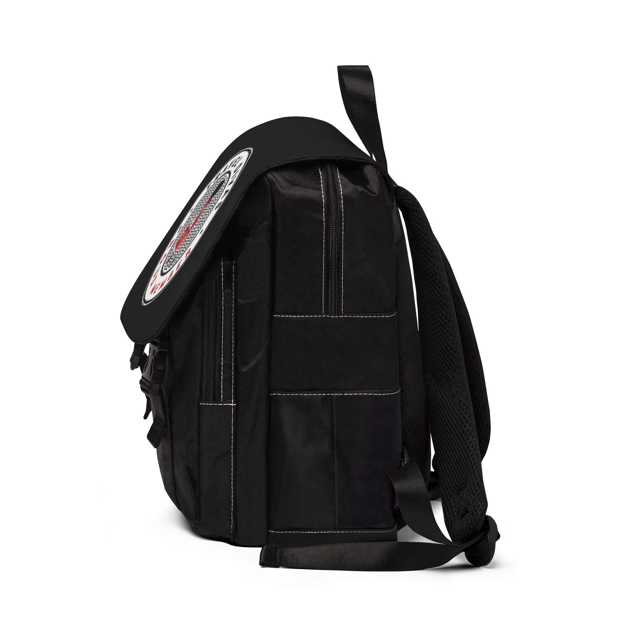 Proud Member Casual Shoulder Backpack - Black