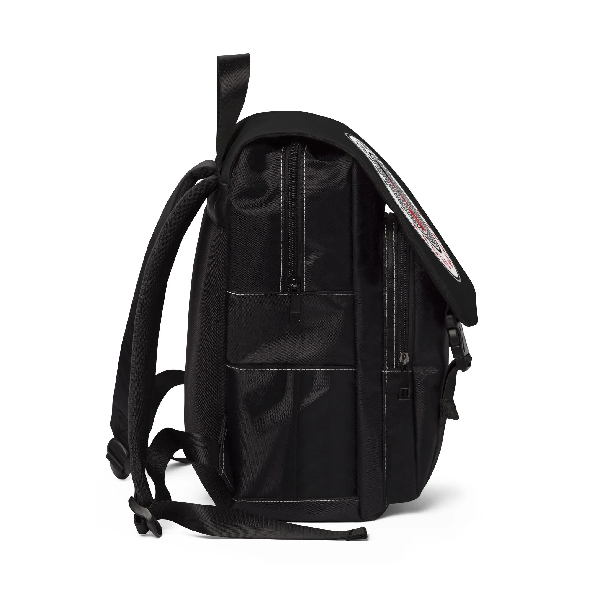 Proud Member Casual Shoulder Backpack - Black