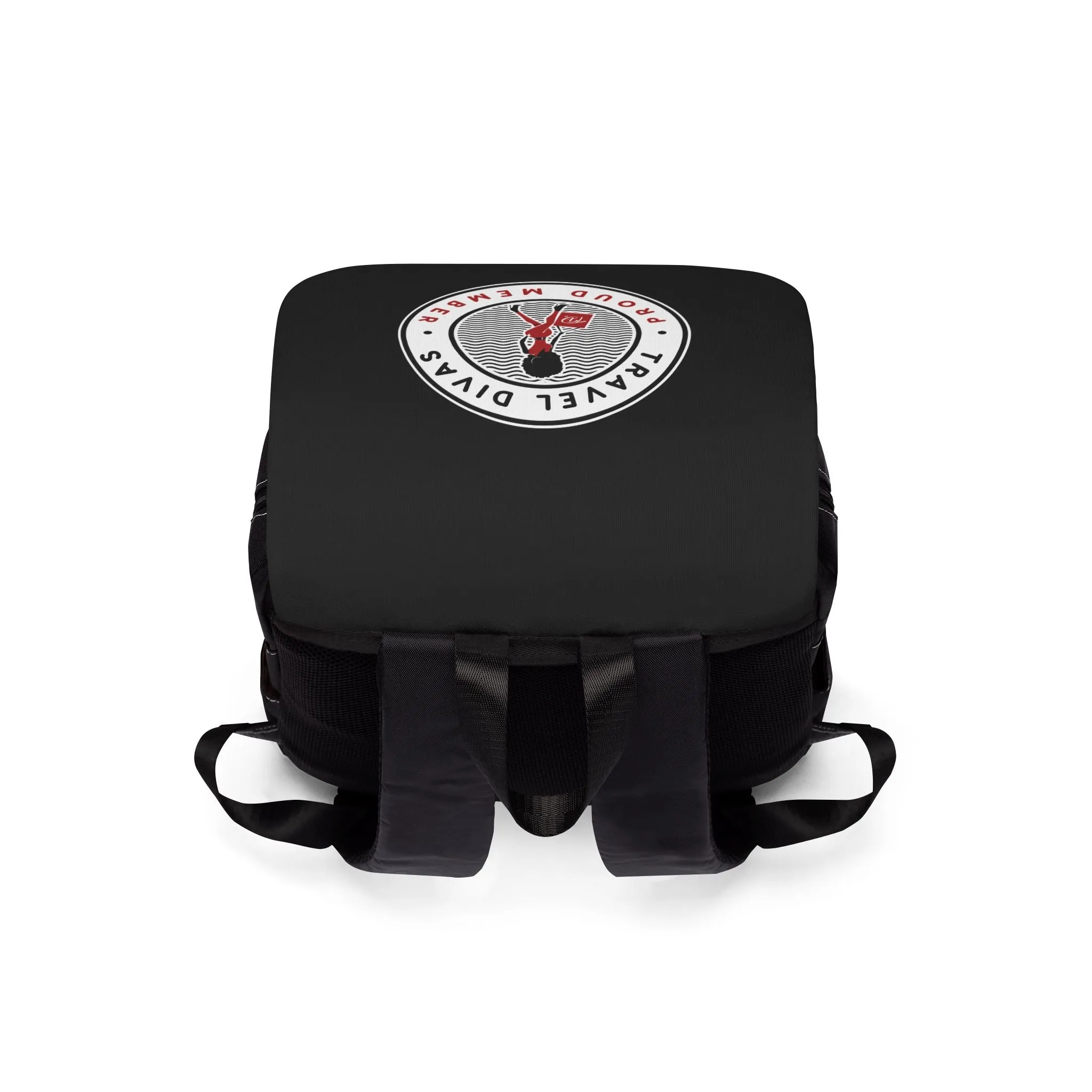 Proud Member Casual Shoulder Backpack - Black