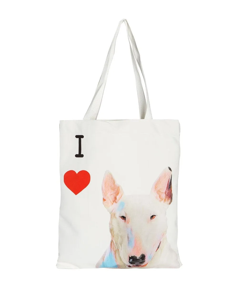 "I Love" Breed Canvas Tote Bag