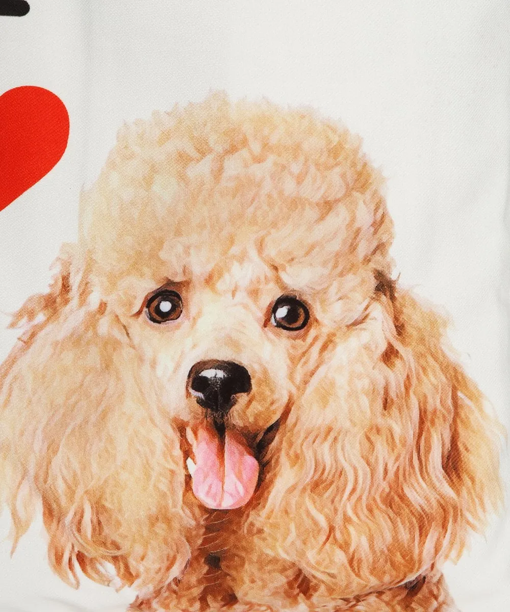 "I Love" Breed Canvas Tote Bag