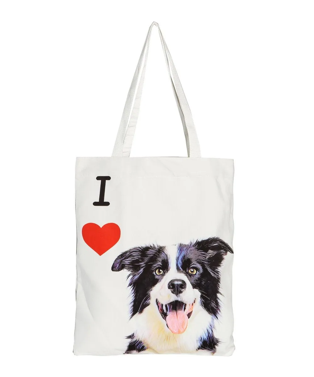 "I Love" Breed Canvas Tote Bag