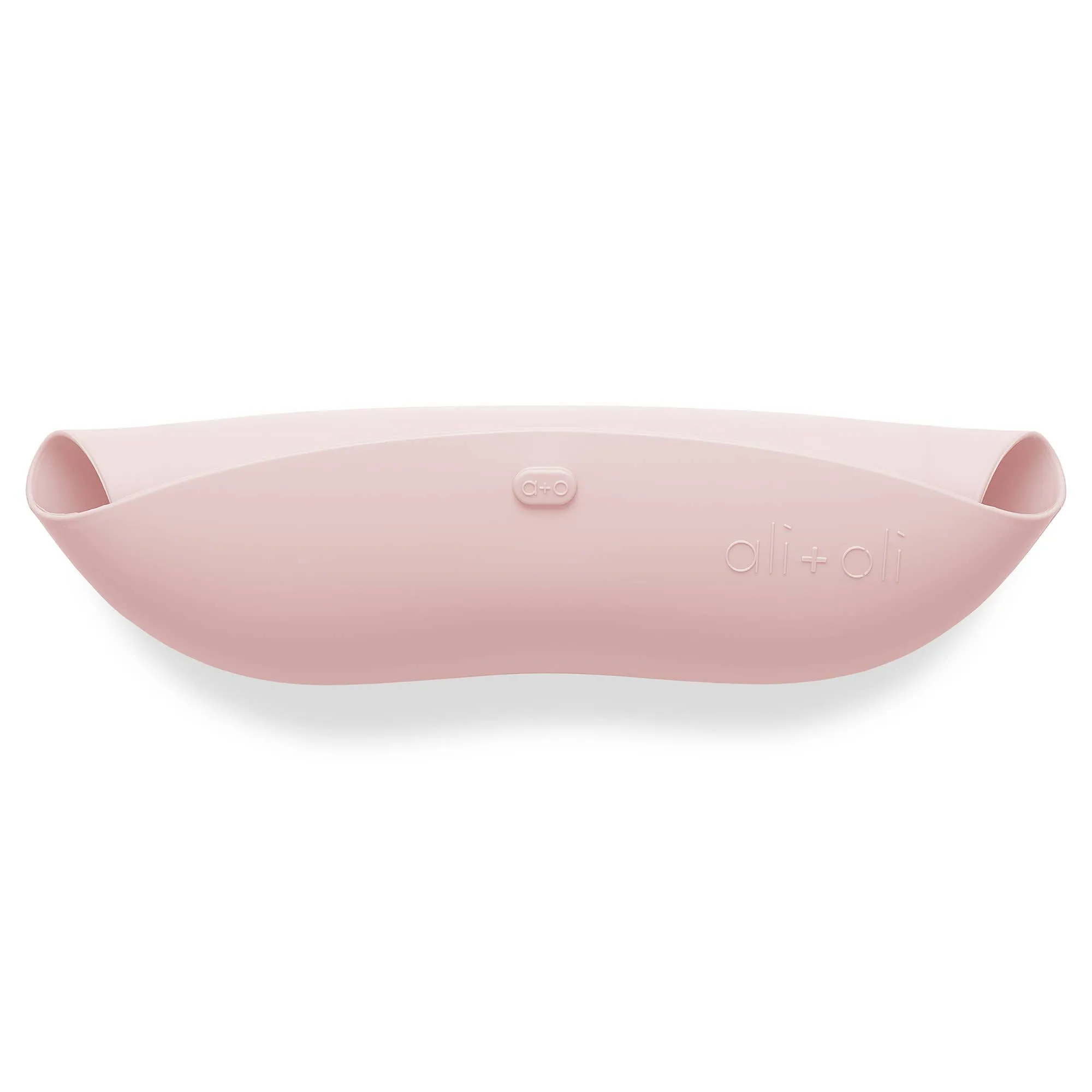 Silicone Baby Bib Roll Up - True Pink