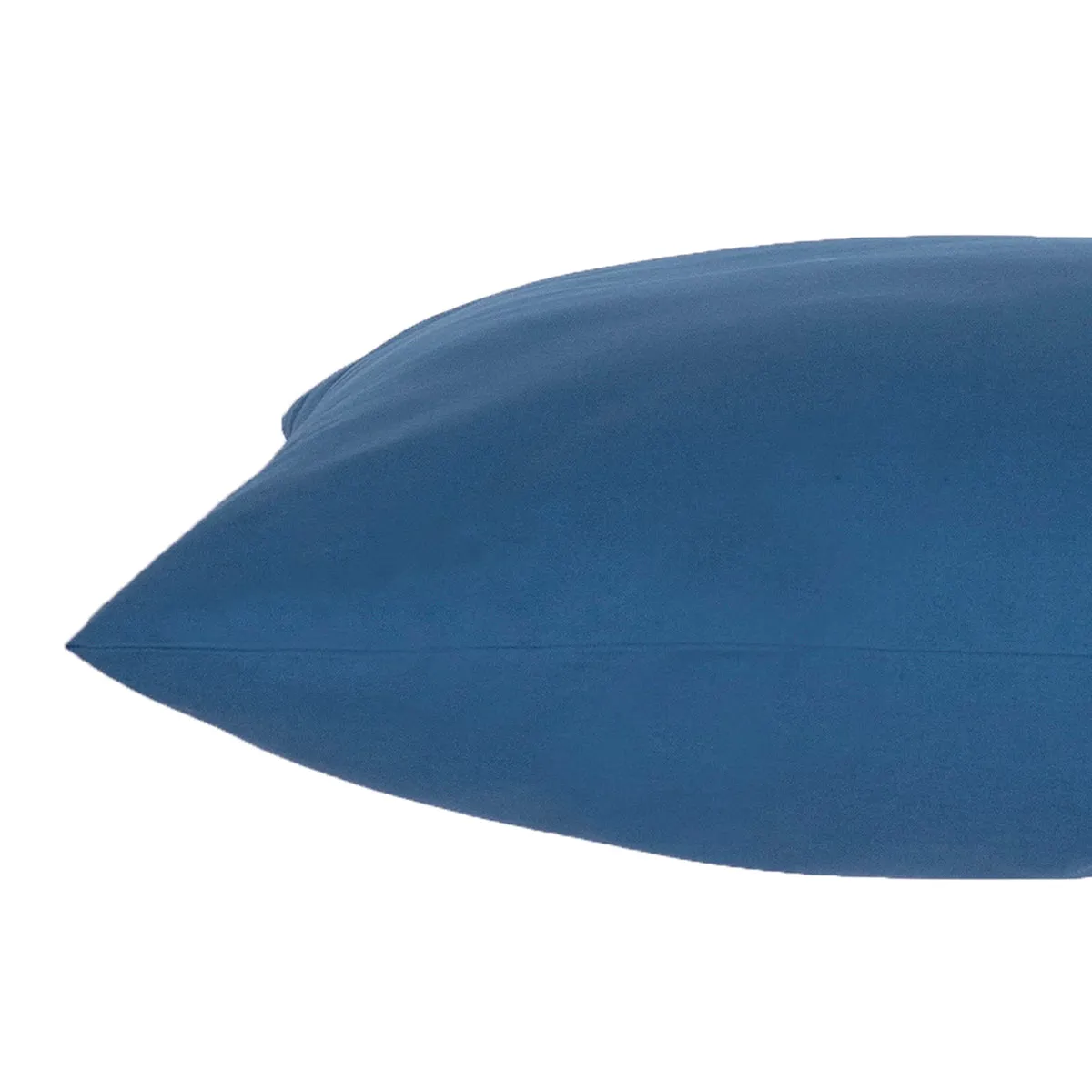 Slumber Solid 2PC Pillow Case Set Saxsony Blue