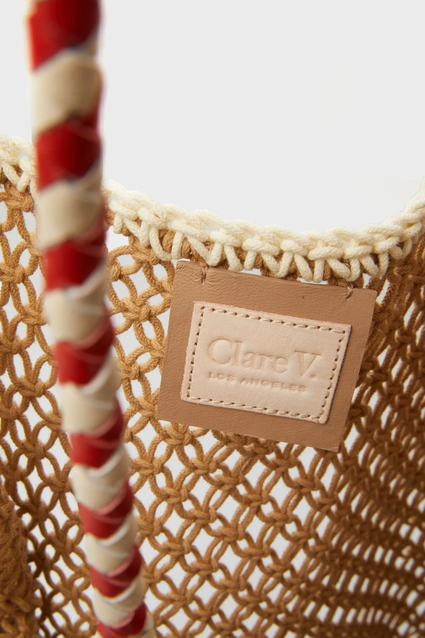 Tan Crochet A La Plage Lete Tote