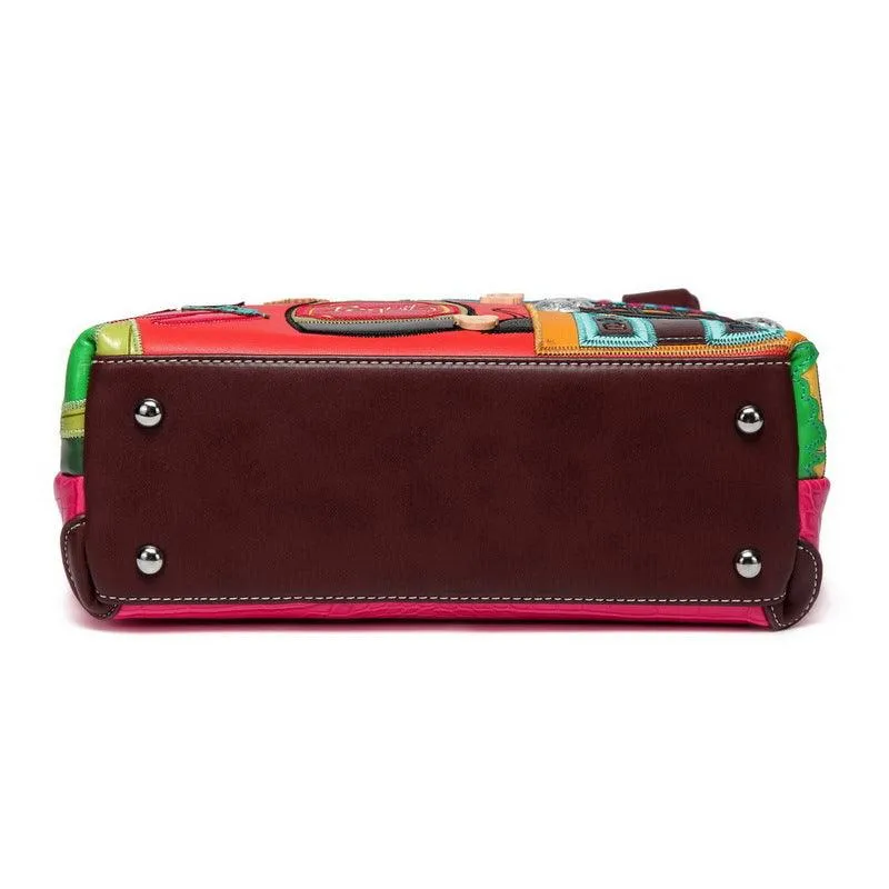 Vintage   Pattern Portable Diagonal Bag