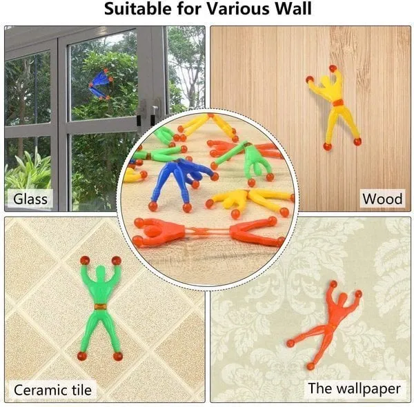 WALL CLIMBING TOY  (10PCS)