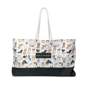 Weekender Bag - AOP - I Love Dogs