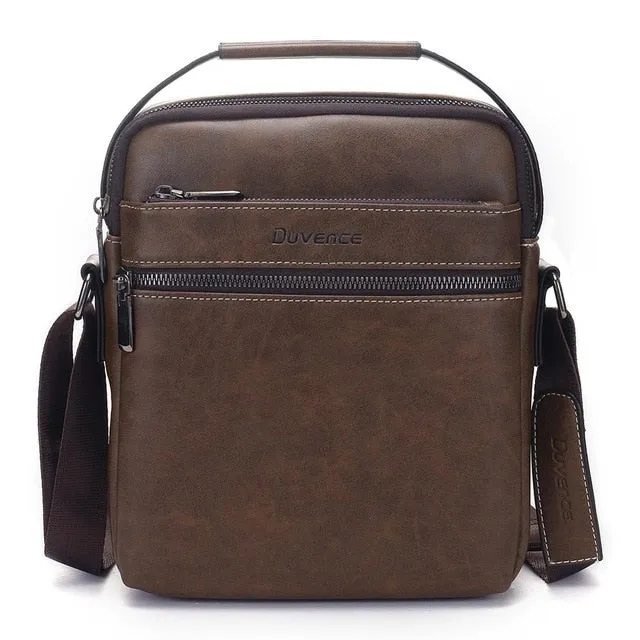 West Louis Men's Leather Crossbody Business Bag