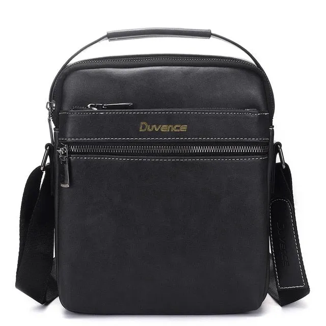 West Louis Men's Leather Crossbody Business Bag