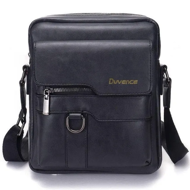 West Louis Men's Leather Crossbody Business Bag