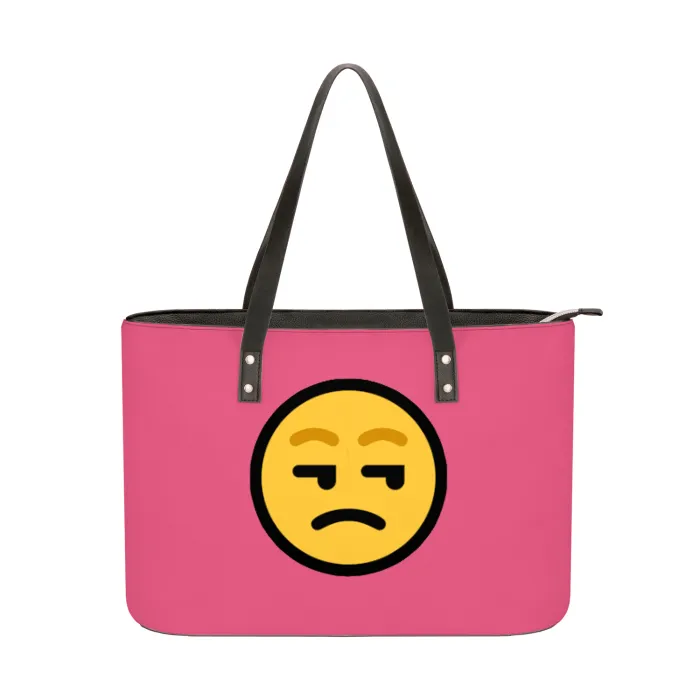 Yeah Whatever Leather Shoulder Bag