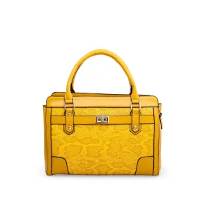 Yellow Formal Hand Bag P54388